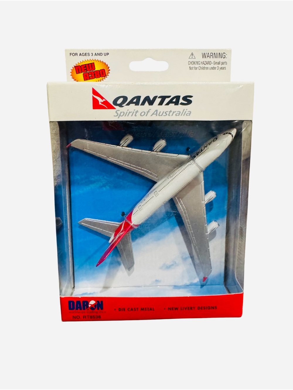 Qantas A380 Daron Realtoy Airplane Diecast Metal